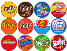 Load image into Gallery viewer, ROUND Sticker for Vending Candy Labels Machines