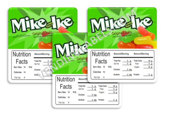 Mikeページ Mike & Ike A – Vending Labels