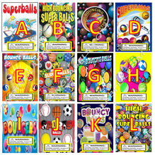 Load image into Gallery viewer, Bouncy Balls Display Label Cards