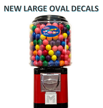 Load image into Gallery viewer, OVAL Vending Label Sticker Decals NON-NUTRITION