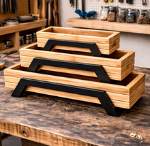 Load image into Gallery viewer, Locally Handmade Solid Cedar Planter Boxes