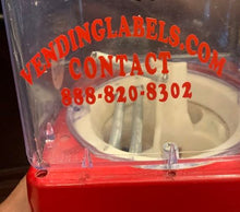 Load image into Gallery viewer, CONTACT ID Sticker Vinyl Decal for Vending Bulk Soda Snack Claw Machine
