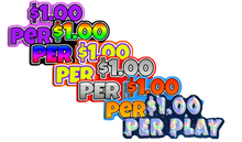 Load image into Gallery viewer, HOLOGRAPHIC / NON HOLO CRANE TO PLAY Price Sticker Label Decal Vending CLAW Labels Machine Spanish
