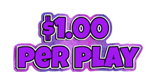 Load image into Gallery viewer, XL HOLOGRAPHIC / NON HOLO CRANE TO PLAY Price Sticker Label Decal Vending CLAW Labels Machine Spanish Available 3" x 6.5""