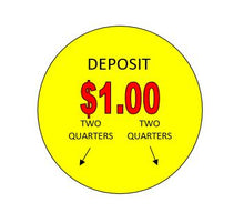 Load image into Gallery viewer, Price Stickers Classic VENDING MACHINE CANDY TOY STICKERS LABEL 2" round