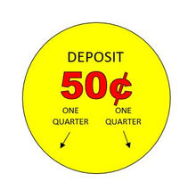 Load image into Gallery viewer, Price Stickers Classic VENDING MACHINE CANDY TOY STICKERS LABEL 2" round