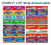 Load image into Gallery viewer, uturn vending candy label stickers
