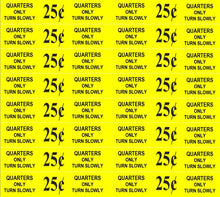 Load image into Gallery viewer, UTURN PRICE Stickers strips for Vending Candy Labels Machines