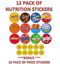 Load image into Gallery viewer, ROUND Sticker for Vending Candy Labels Machines
