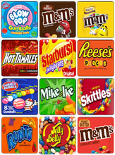 Load image into Gallery viewer, 2.5&quot; Candy Vending Labels Sticker no calorie EASY PEEL
