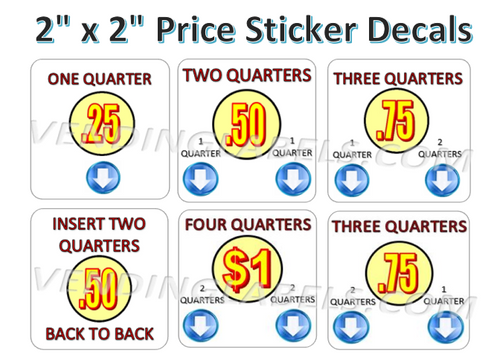 PRICE Stickers for Vending Machines  2