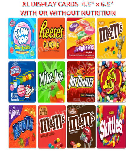 TOY CARDS FOR CANDY VENDING MACHINE LABELS – Vending Labels