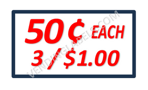 HONOR BOX Price Stickers for Vending Candy Labels Machines 2 Sizes