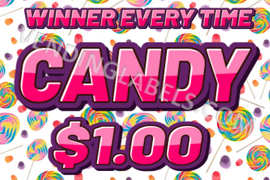CRANE Sticker Label for Claw Candy Vending Machines WINNER EVERY TIME