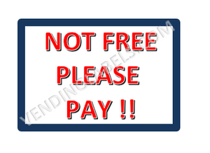 HONOR BOX Price Stickers for Vending Candy Labels Machines 2 Sizes NOT FREE