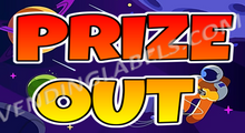 Load image into Gallery viewer, Space Theme Free Play Bonus Sticker Decal Crane Claw Machine
