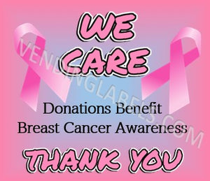 Charity Breast Cancer Donation Decal