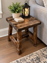 Load image into Gallery viewer, Locally Handmade 12" Wood Bench for garden porch livingroom
