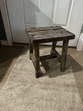 Load image into Gallery viewer, Locally Handmade 12" Wood Bench for garden porch livingroom
