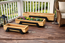 Load image into Gallery viewer, Locally Handmade Solid Cedar Planter Boxes

