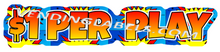 Load image into Gallery viewer, Crane Claw Price Holographic Strip Vending Machine Sticker Decal
