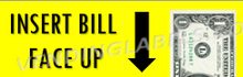 Load image into Gallery viewer, DBA INSERT FACE UP BILLS SODA SNACK Sticker Label for Vending Machines conlux small
