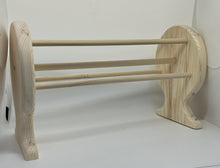 Load image into Gallery viewer, Headband Holder Hair Clip Wooden Handmade Custom Personalized Name or your Picture
