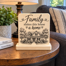 Load image into Gallery viewer, Photo Custom Sketch on wood handmade plaque sign for pet wedding shower gift birthday
