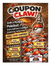 Load image into Gallery viewer, POKEMON FIGURINE Toy Candy Vending Machine Label LAMINATED DISPLAY CARD or Sticker
