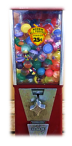 Acorn Vending Oak Northwestern Candy Gumball Machine Price Decals