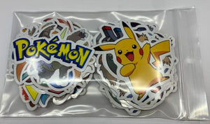 Pokemon Go Cartoon Die Cut Vinyl Small Stickers for Sticker & Tattoo Machines & 2" Capsules