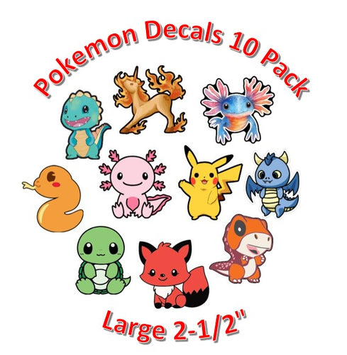 Pokemon Go Cartoon Die Cut Small Stickers for Sticker & Tattoo Machine