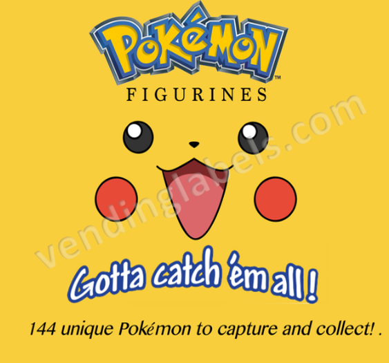 POKEMON FIGURINE Toy Candy Vending Machine Label Laminated DISPLAY CARD or Sticker Laminated CARD / 5 x 7 / blue .25 POKEMON FIGURINE Toy Candy Vending Machine Label Laminated DISPLAY CARD or Sticker Laminated CARD / 5 x 7 / blue .25
