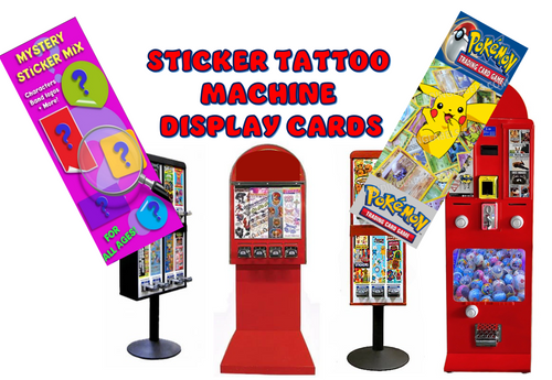 TOY CARDS FOR CANDY VENDING MACHINE LABELS – Vending Labels