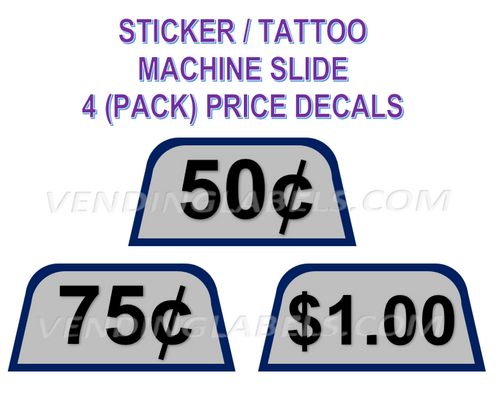 Slide Mech Price STICKERS VENDING MACHINE for Sticker Tattoo Machines