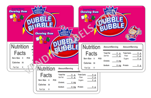 Dubble Bubble Tab Gum 2.5