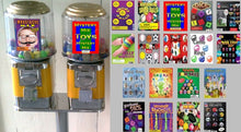 Load image into Gallery viewer, Toy Vending Label NO ADHESIVE LAMINATED DISPLAY CARD
