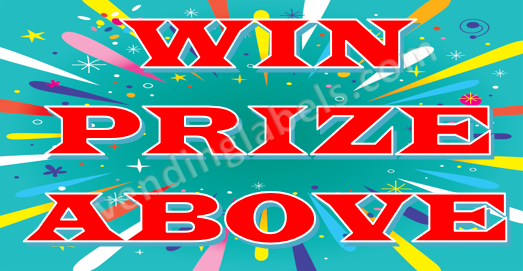 Push Here / Win Prize Above Sticker Label for Vending Candy Crane Claw ...