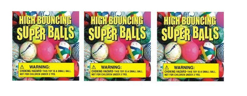 BOUNCY BALL Vinyl Vending Candy Label Sticker