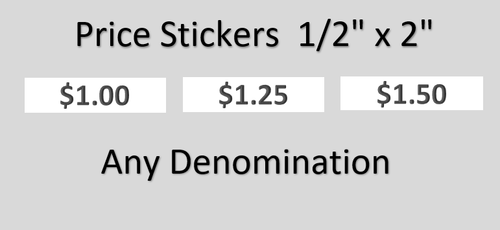 Price Stickers FOR CANDY VENDING MACHINE – Vending Labels