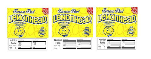 3 PACK LemonHeads 2.5