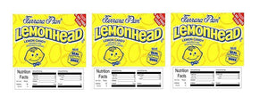 3 PACK LemonHeads 2.5" x 2.5" Candy Vending Labels Sticker NUTRITION - Vending Labels