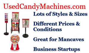 used candy gumball vending machines