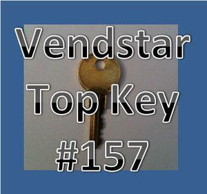 Vendstar TOP KEY Vending Candy Machine 157 or 159 - Vending Labels