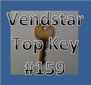 Vendstar TOP KEY Vending Candy Machine 157 or 159 - Vending Labels