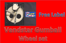 Load image into Gallery viewer, Vendstar GUMBALL WHEEL SET Replacement Better than OEM - Vending Labels
